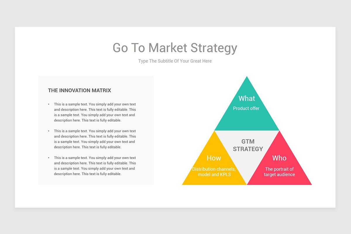 Go To Market Strategy PowerPoint PPT Template | Nulivo Market