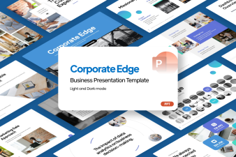 Corporate Edge Business PowerPoint Template | Nulivo Market
