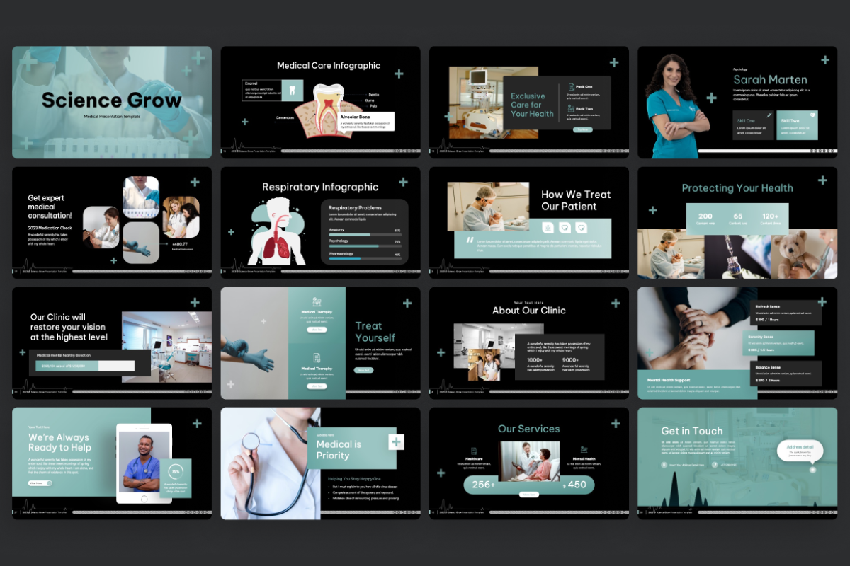 Science Grow PowerPoint Template | Nulivo Market