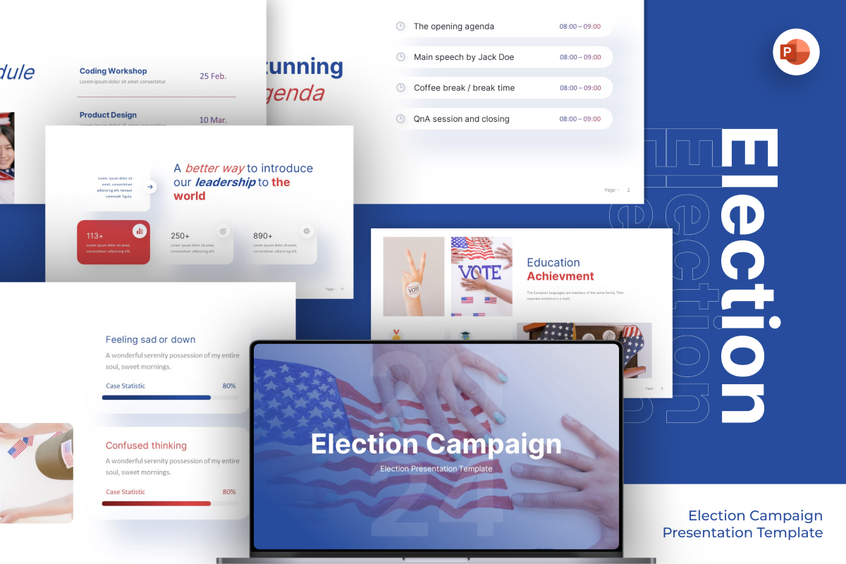 Election Campaign PowerPoint Template | Nulivo Market