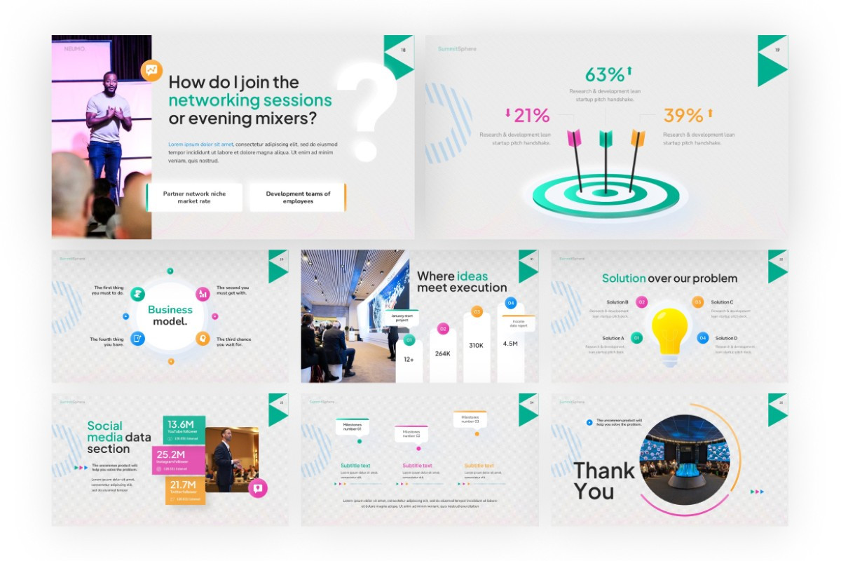 Conference Event RR PowerPoint Template | Nulivo Market