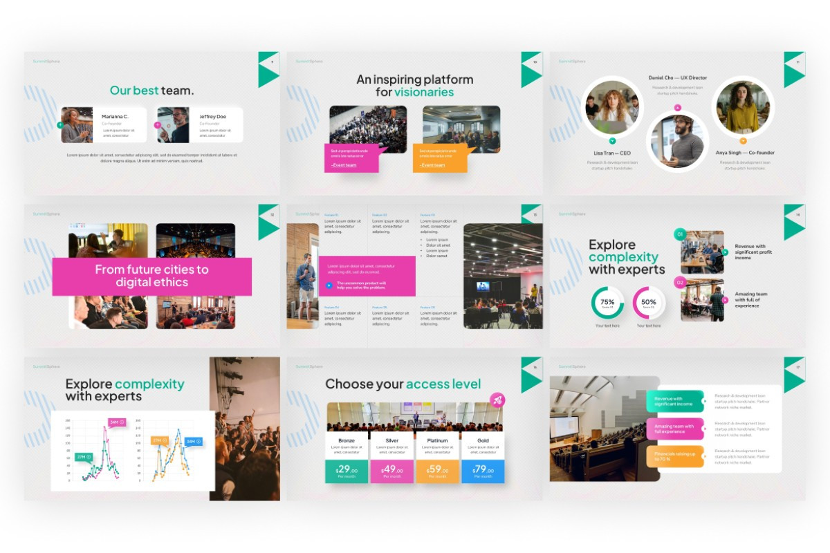 Conference Event RR PowerPoint Template | Nulivo Market