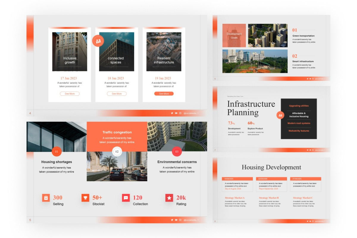 Urban Development PowerPoint Template | Nulivo Market