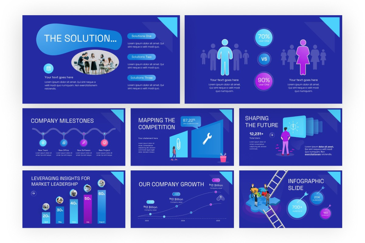 Market Insight Plan PowerPoint Template | Nulivo Market