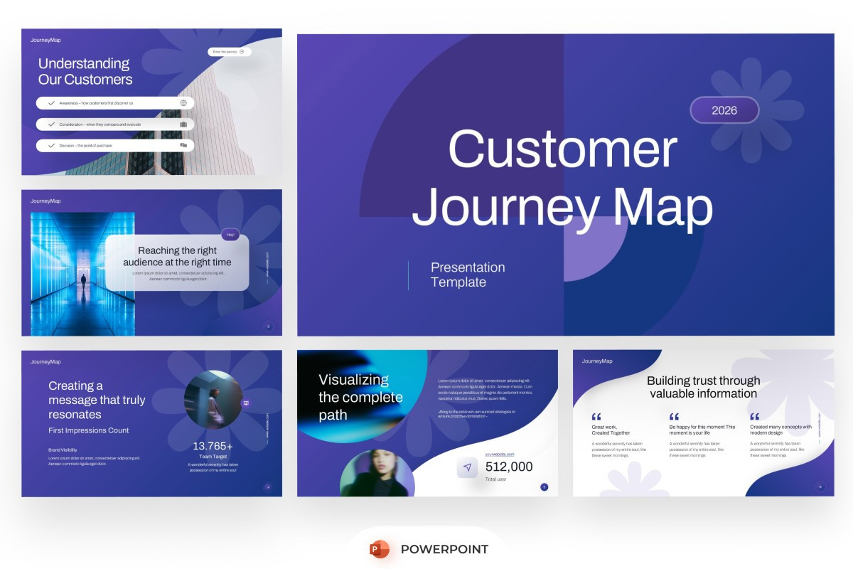 Customer Journey PowerPoint Template | Nulivo Market