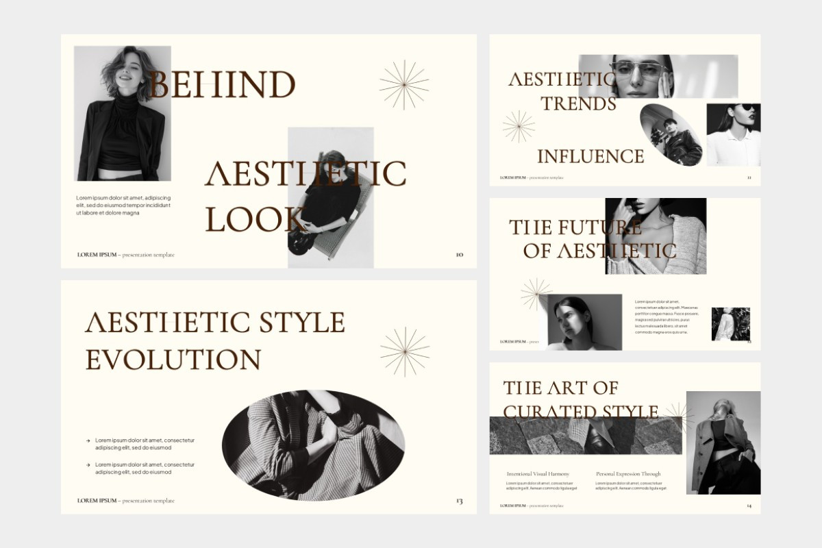 Aesthetic Look PowerPoint Template | Nulivo Market