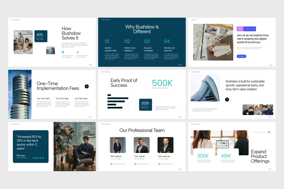 Business Model PowerPoint Template | Nulivo Market