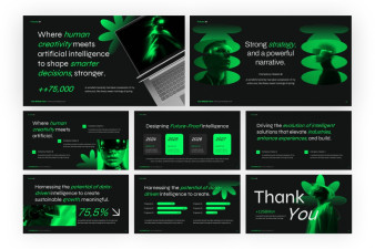 Future Focus AI PowerPoint Template | Nulivo Market
