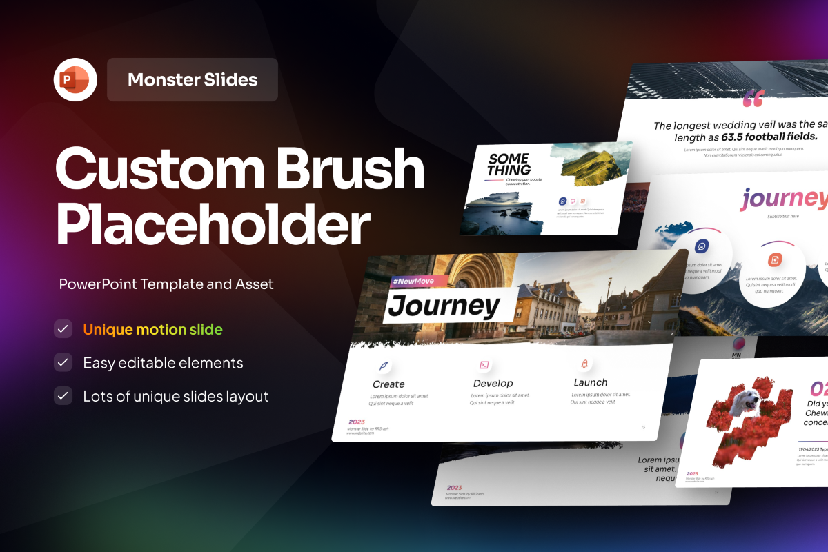 Monster Slides Custom Brush Gallery | Nulivo Market