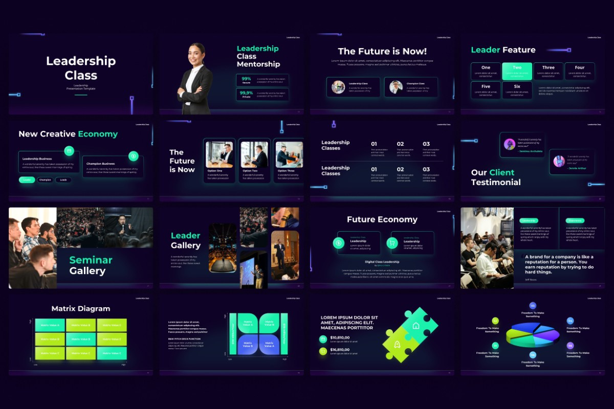 Leadership Class PowerPoint Template | Nulivo Market