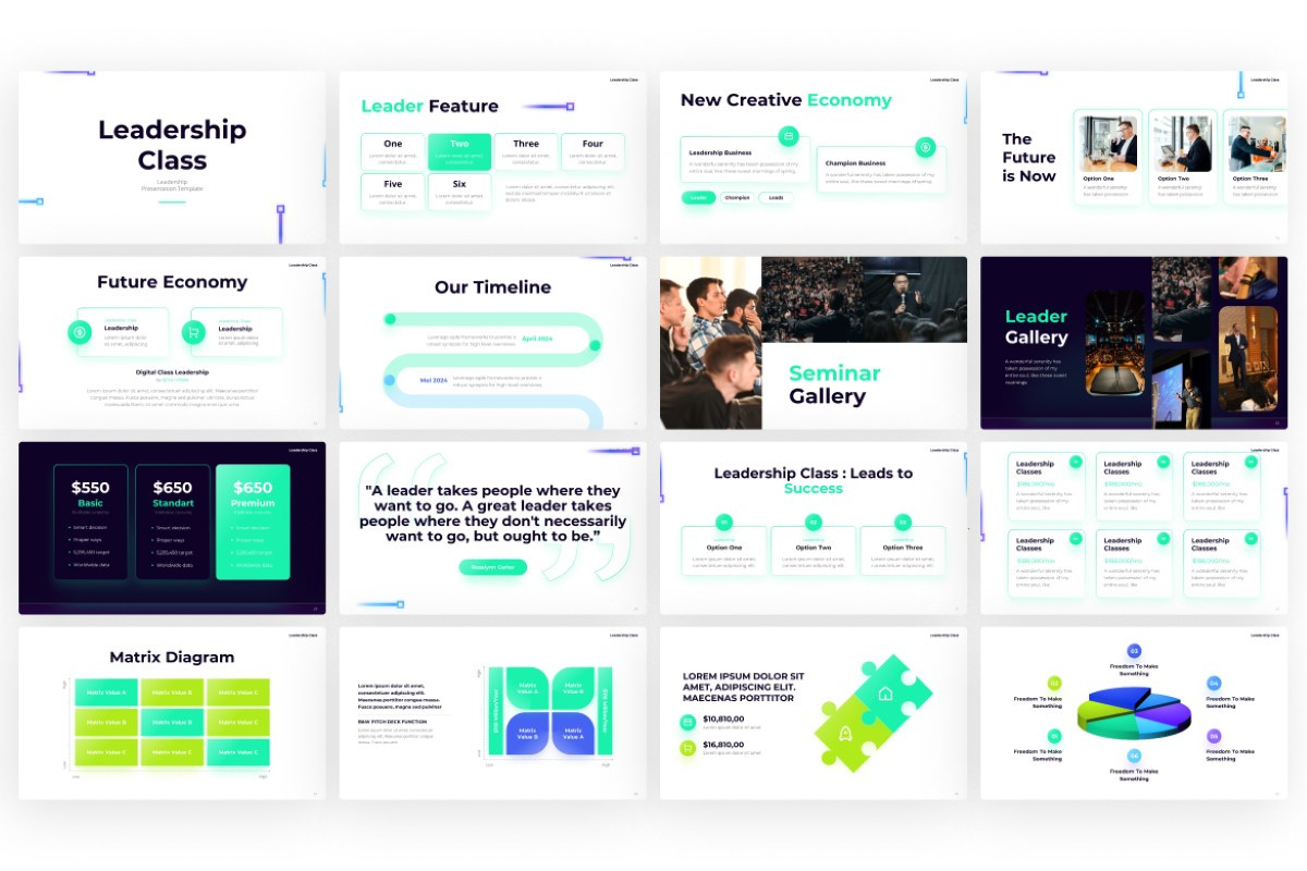 Leadership Class PowerPoint Template | Nulivo Market