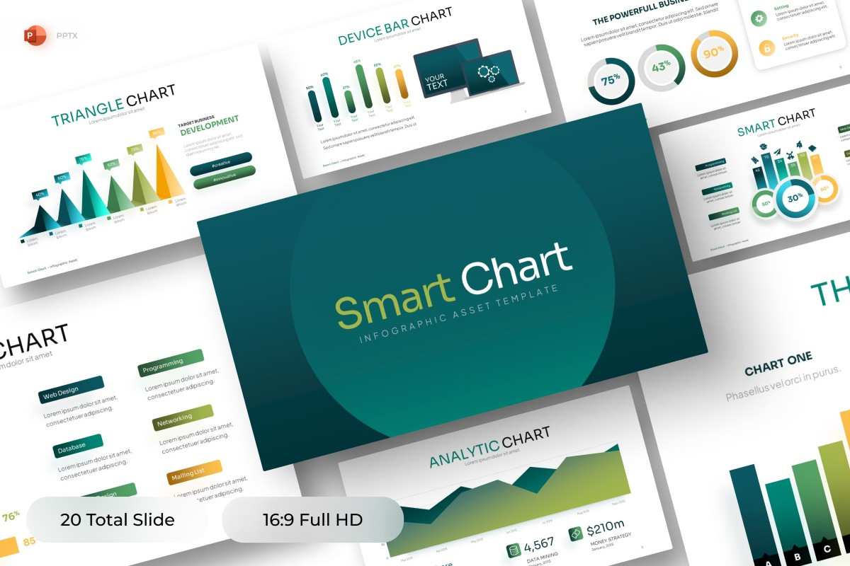 Smart Infographics Powerpoint Template | Nulivo Market