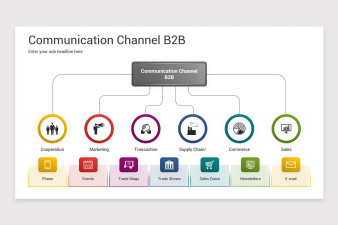 Communication Channels PowerPoint Template | Nulivo Market