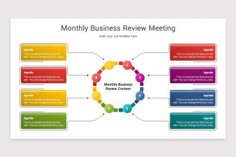 Monthly Business Review PowerPoint Template | Nulivo Market