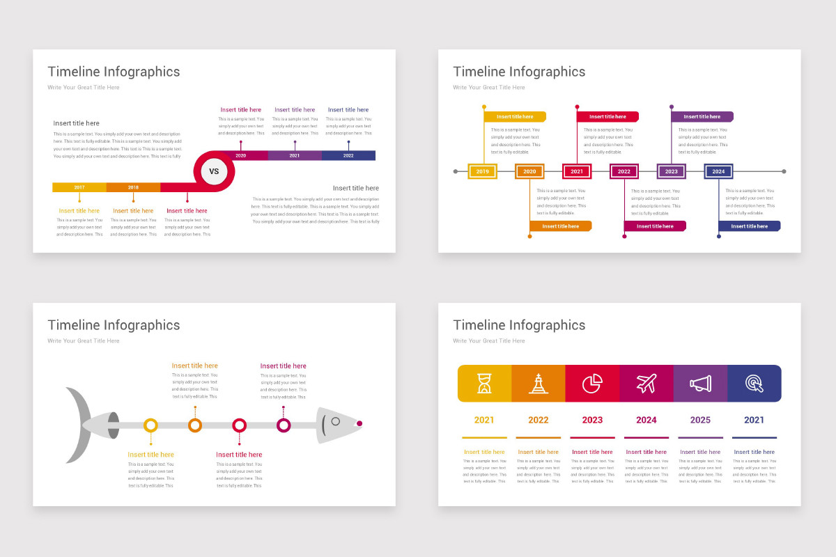 Timeline Infographics Google Slides Template Nulivo Market