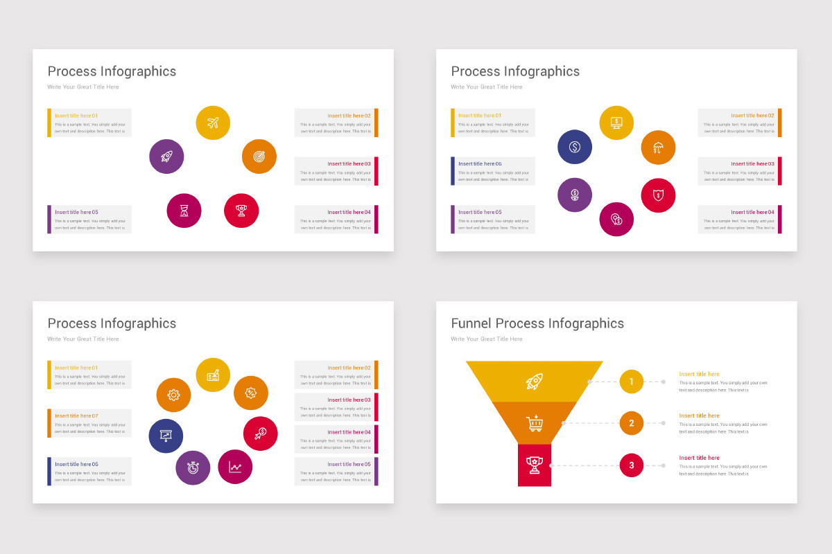 Process Infographics Keynote Template | Nulivo Market