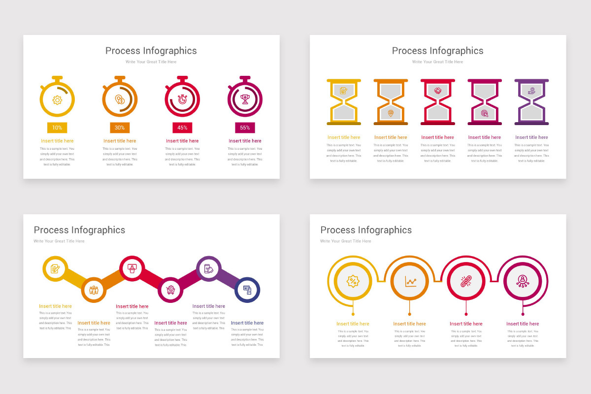 Process Infographics Keynote Template | Nulivo Market