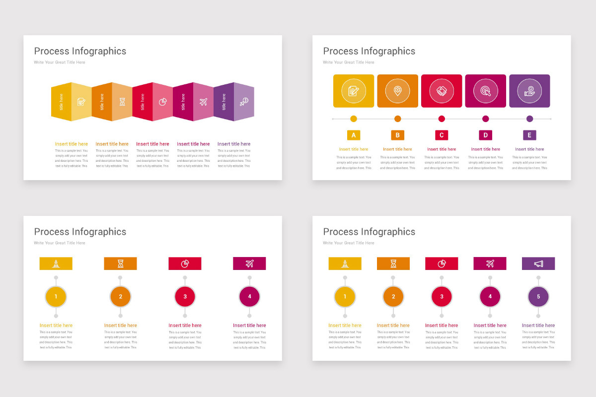 Process Infographics Keynote Template | Nulivo Market