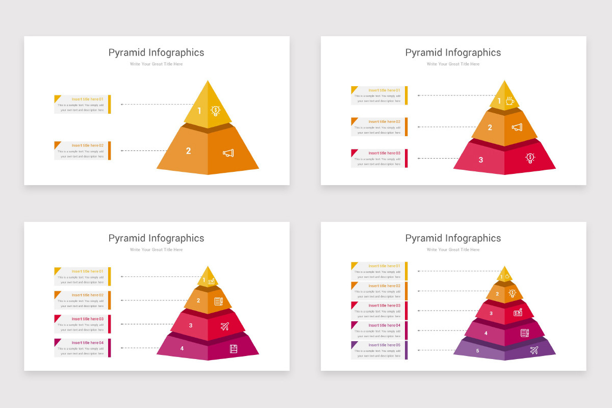 Powerpoint Pyramids Exemples Pyramid Infographics PowerPoint Template | Nulivo Market