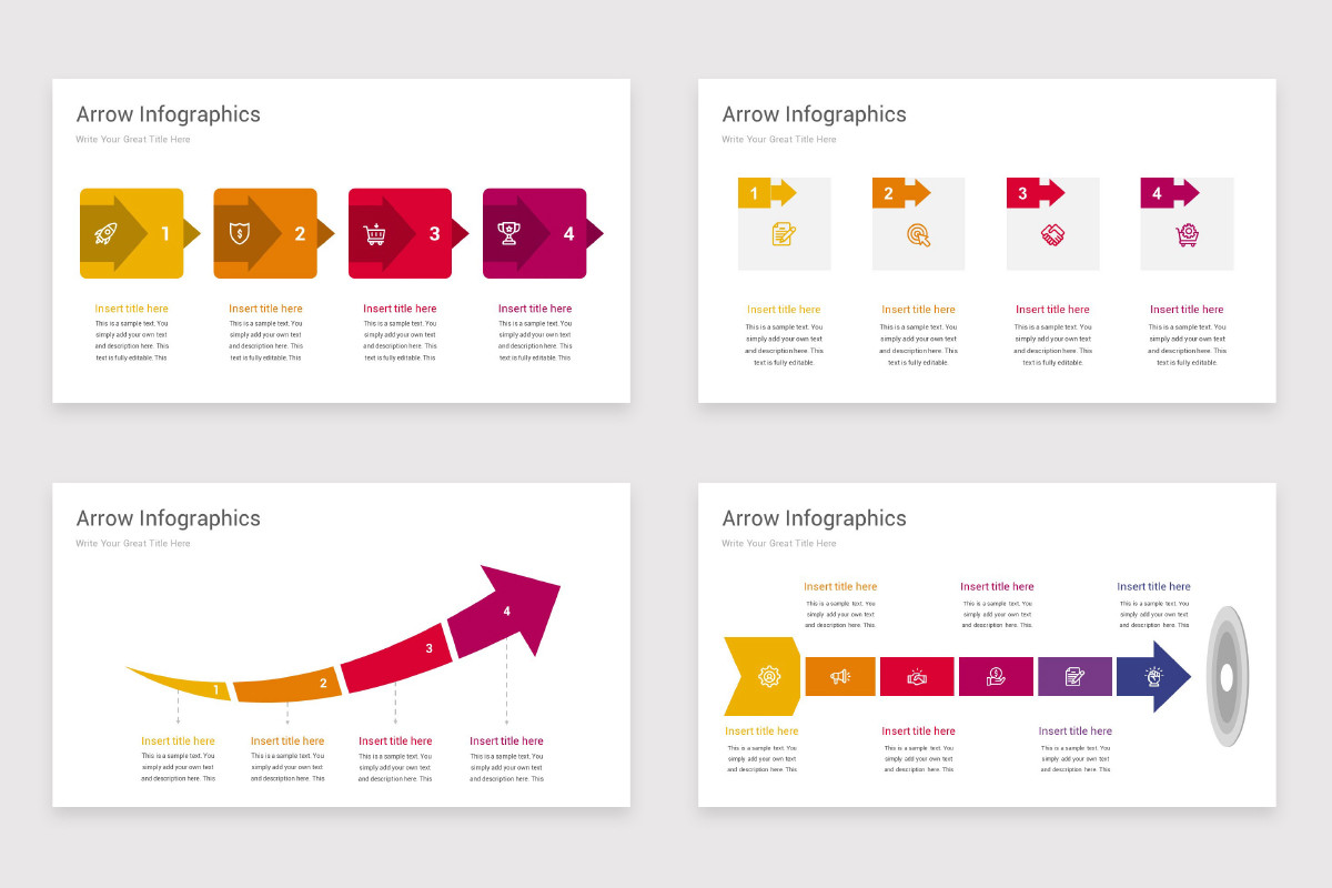 Arrow Infographics Google Slides Template | Nulivo Market