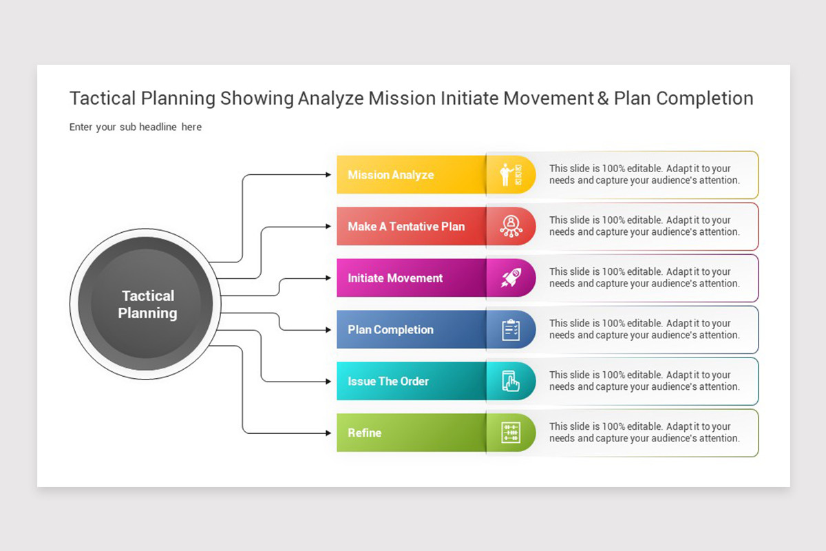 Tactical Planning PowerPoint Template | Nulivo Market