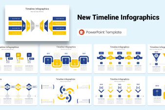 New Timeline Infographics PowerPoint Template