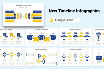 New Timeline Infographics Google Slides Template