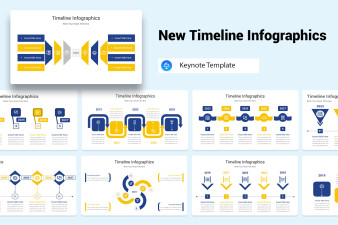 New Timeline Infographics Keynote Template