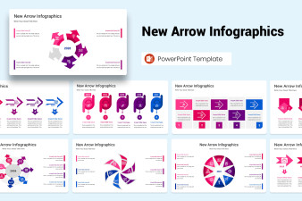 New Arrow Infographics PowerPoint Template