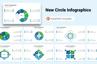 New Circle Infographics PowerPoint Template