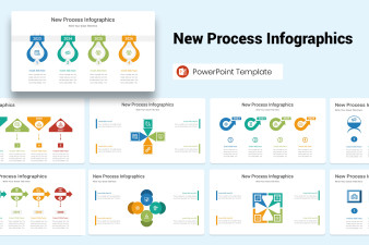 New Process Infographics PowerPoint Template