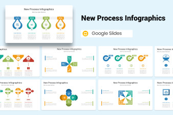 New Process Infographics Google Slides Template
