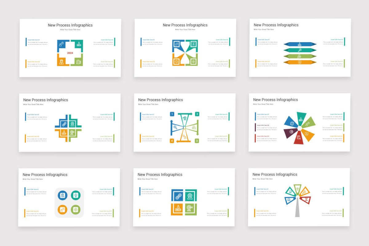 New Process Infographics Keynote Template | Nulivo Market