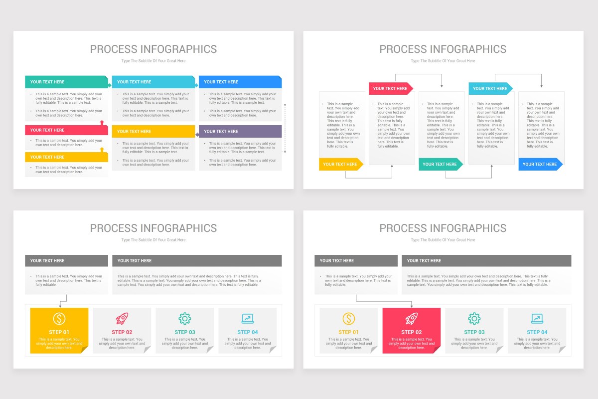 Process Infographics Google Slides Template | Nulivo Market