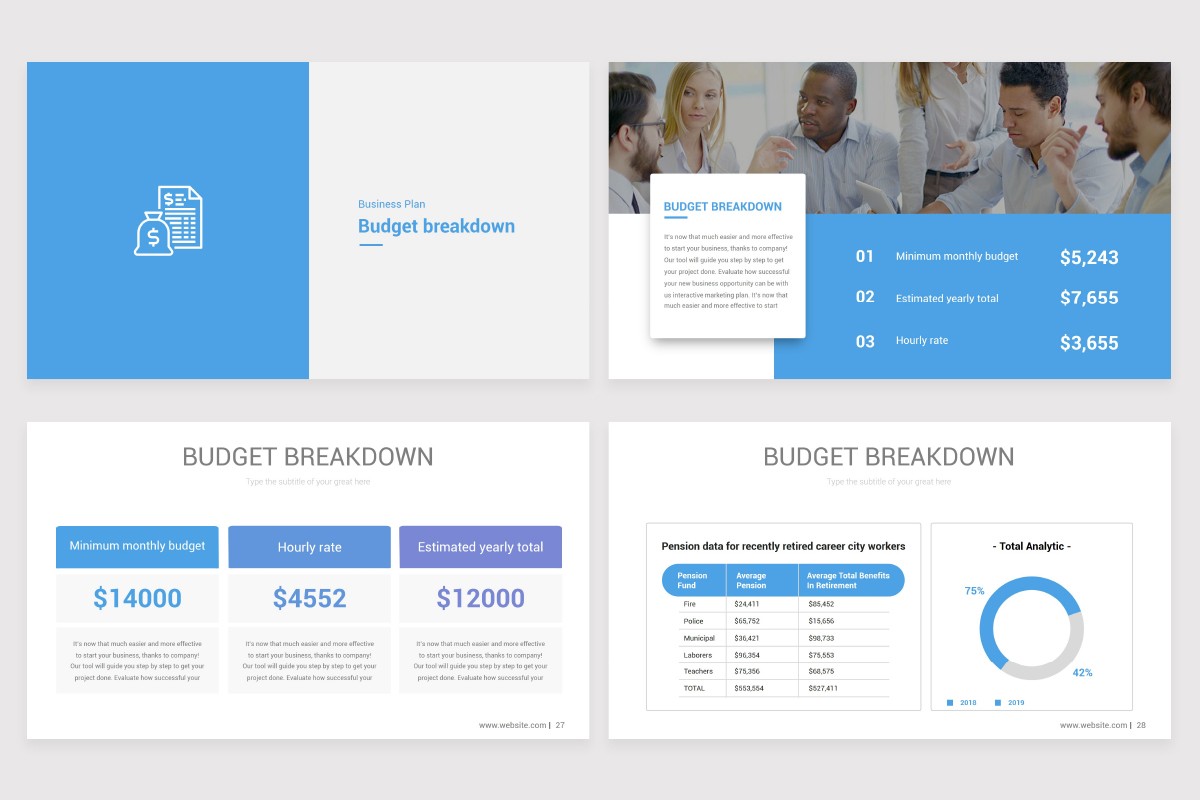 Business Plan Google Slides Presentation Template Nulivo Market