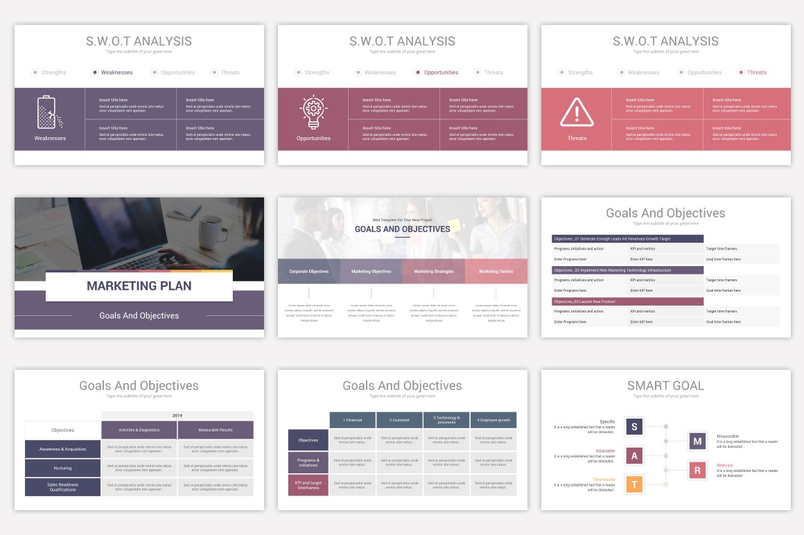 Marketing Plan PowerPoint Template | Nulivo Market