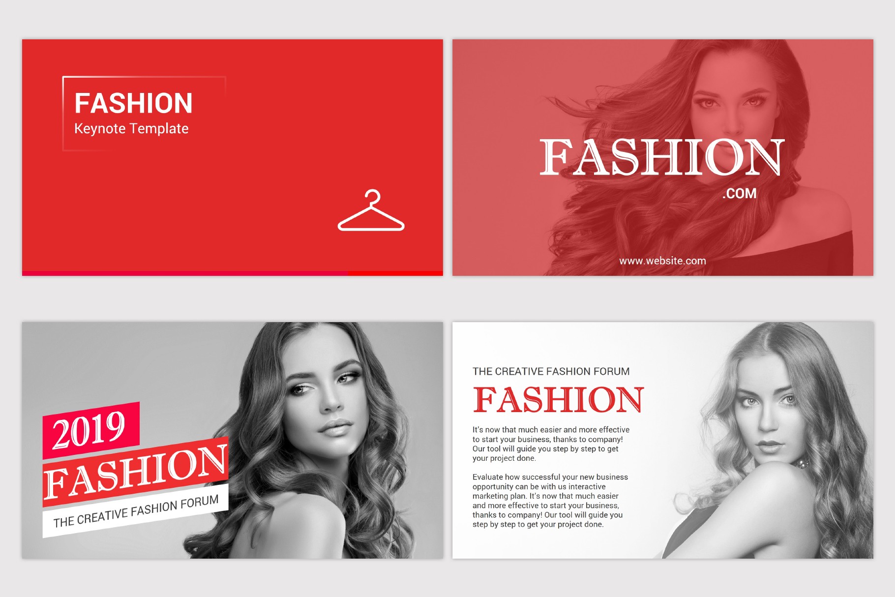 Fashion Keynote Presentation Template Nulivo Market