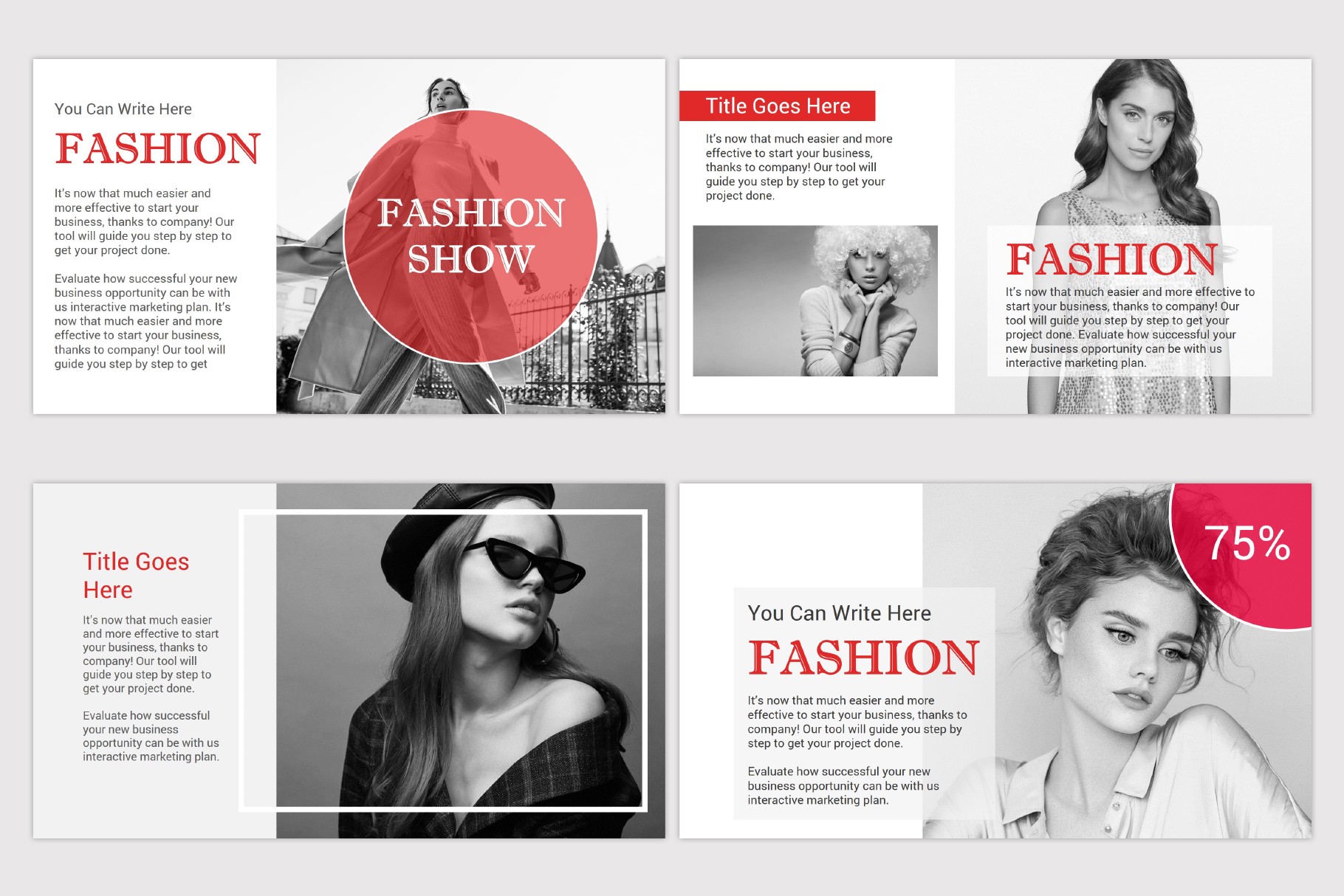 Fashion Keynote Presentation Template Nulivo Market