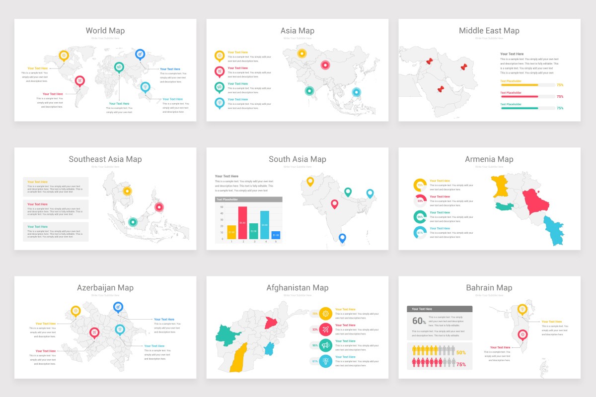 World Maps Google Slides Template Nulivo Market