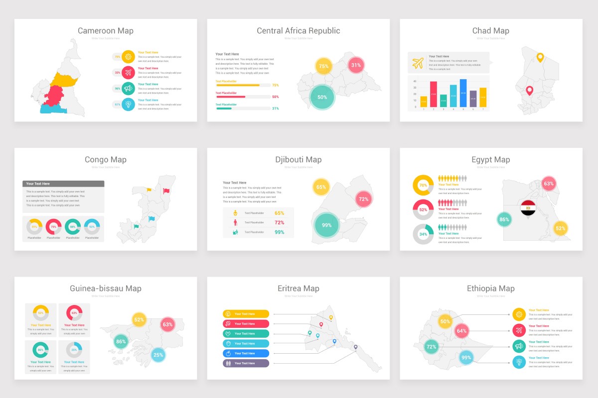World Maps Google Slides Template Nulivo Market