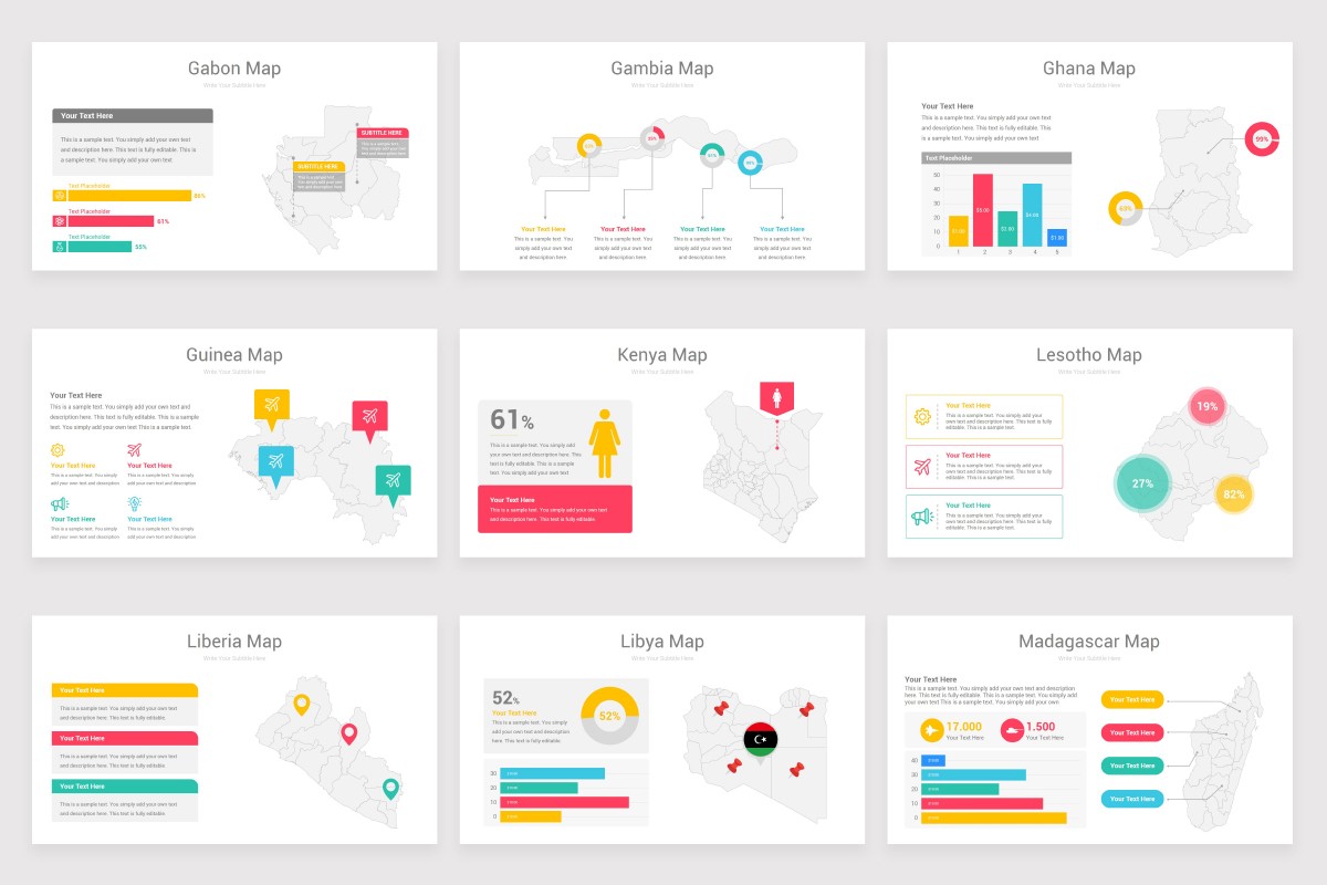 World Maps Google Slides Template Nulivo Market