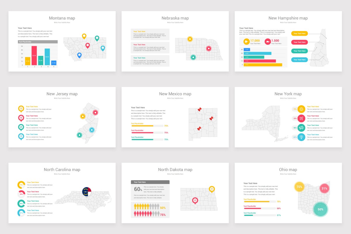 World Maps Google Slides Template Nulivo Market