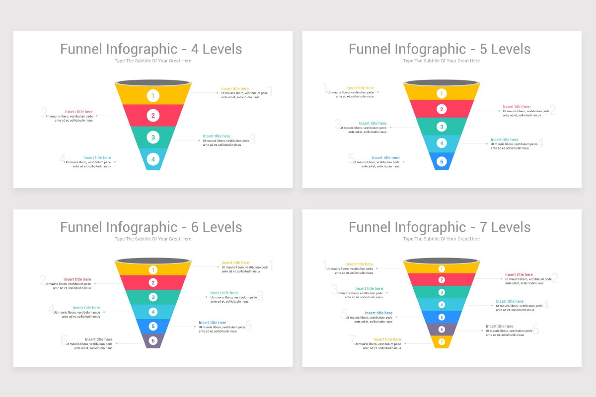Editable Sales Funnel Diagrams for Keynote Presentation Nulivo Market