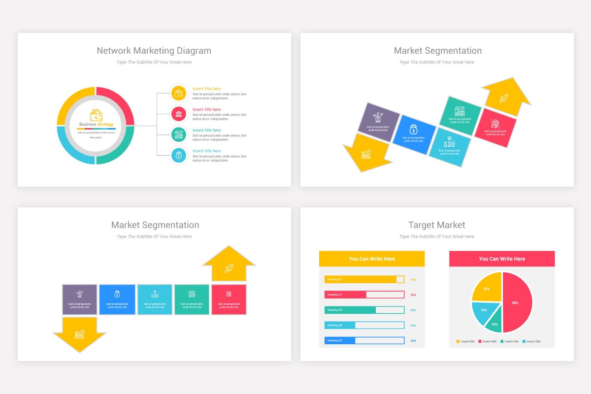 Marketing Charts and Diagrams Keynote Template | Nulivo Market