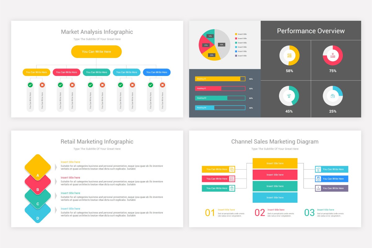 Marketing Charts and Diagrams Keynote Template | Nulivo Market