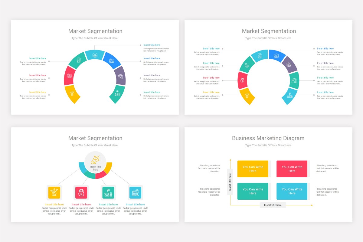 Marketing Charts and Diagrams Keynote Template | Nulivo Market