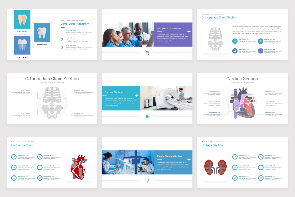 Medical and Health Google Slides template for presentation Nulivo Market