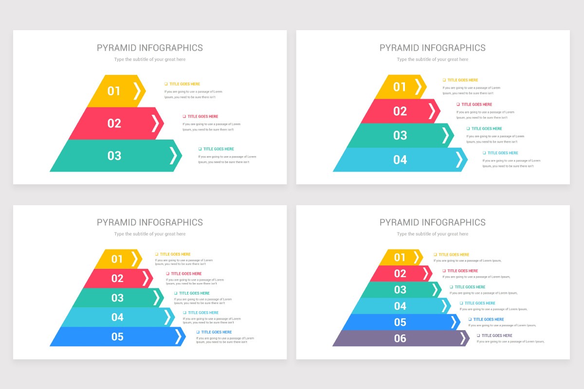 Pyramid Chart Keynote Diagram Template | Nulivo Market