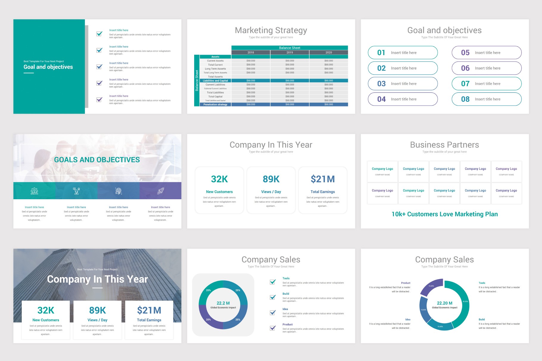 Annual Report Keynote Template For Presentation | Nulivo Market
