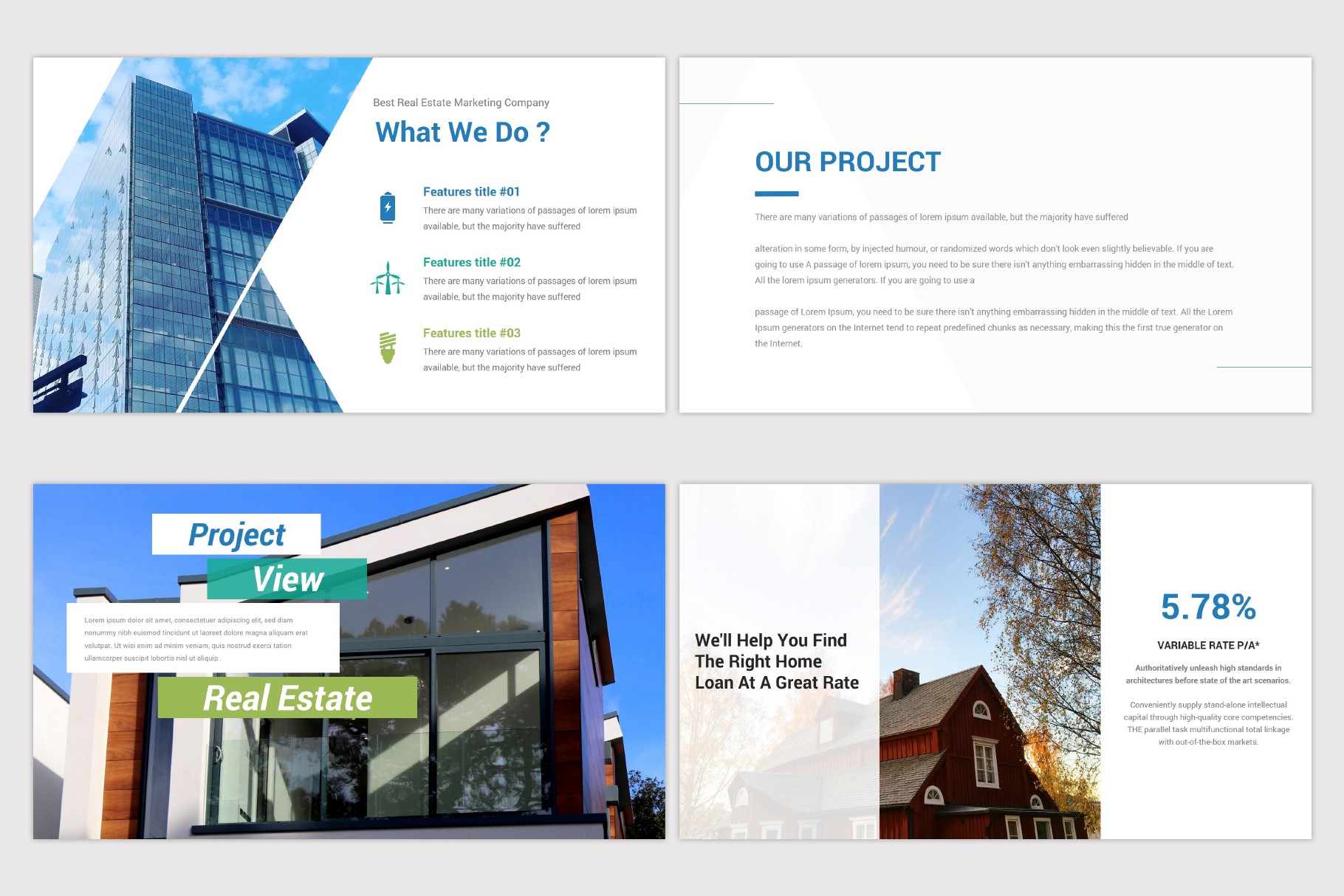 Real Estate PowerPoint Presentation Template Nulivo Market
